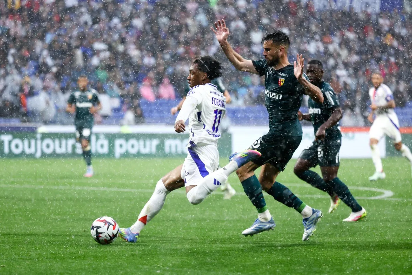 Lens fait tomber la grêle sur Lyon
