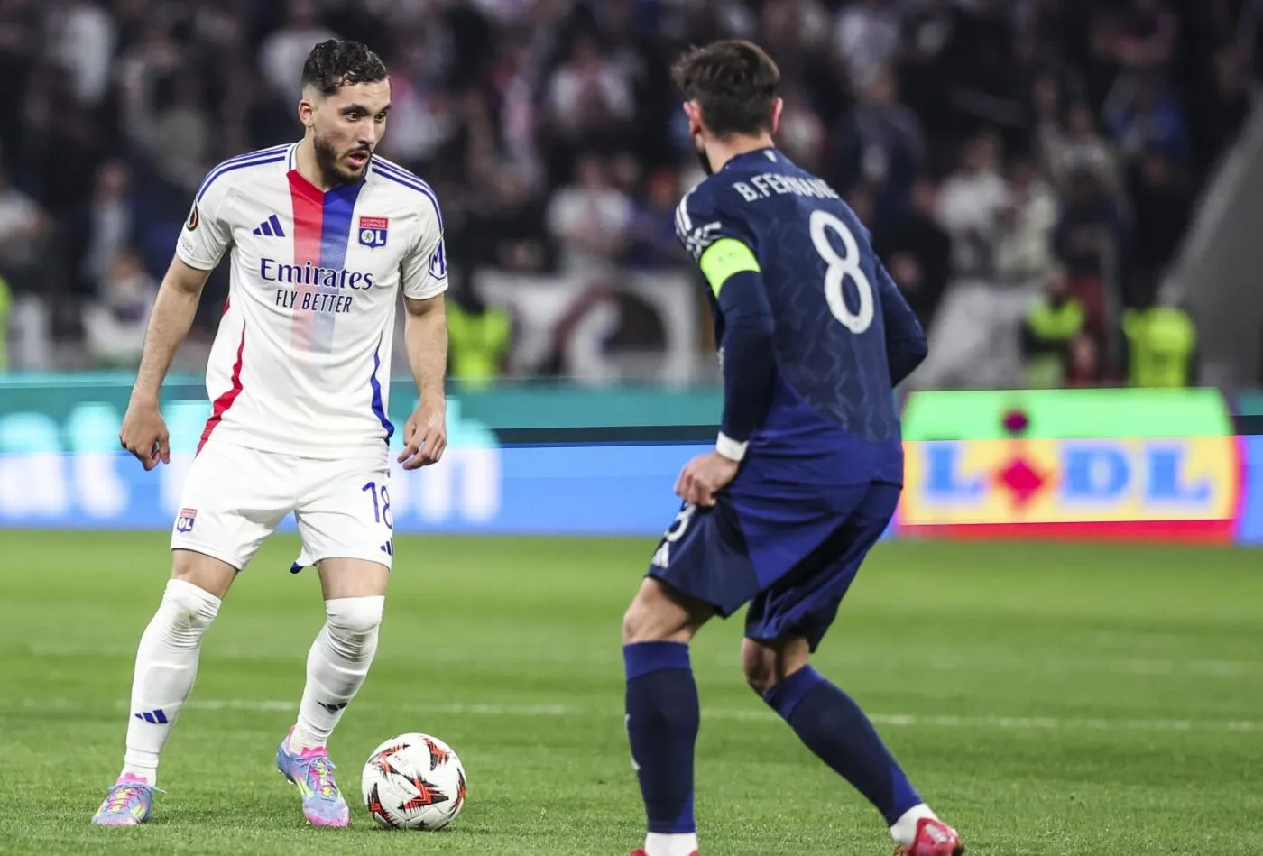 L’OL arrache le nul in extremis contre Manchester United
