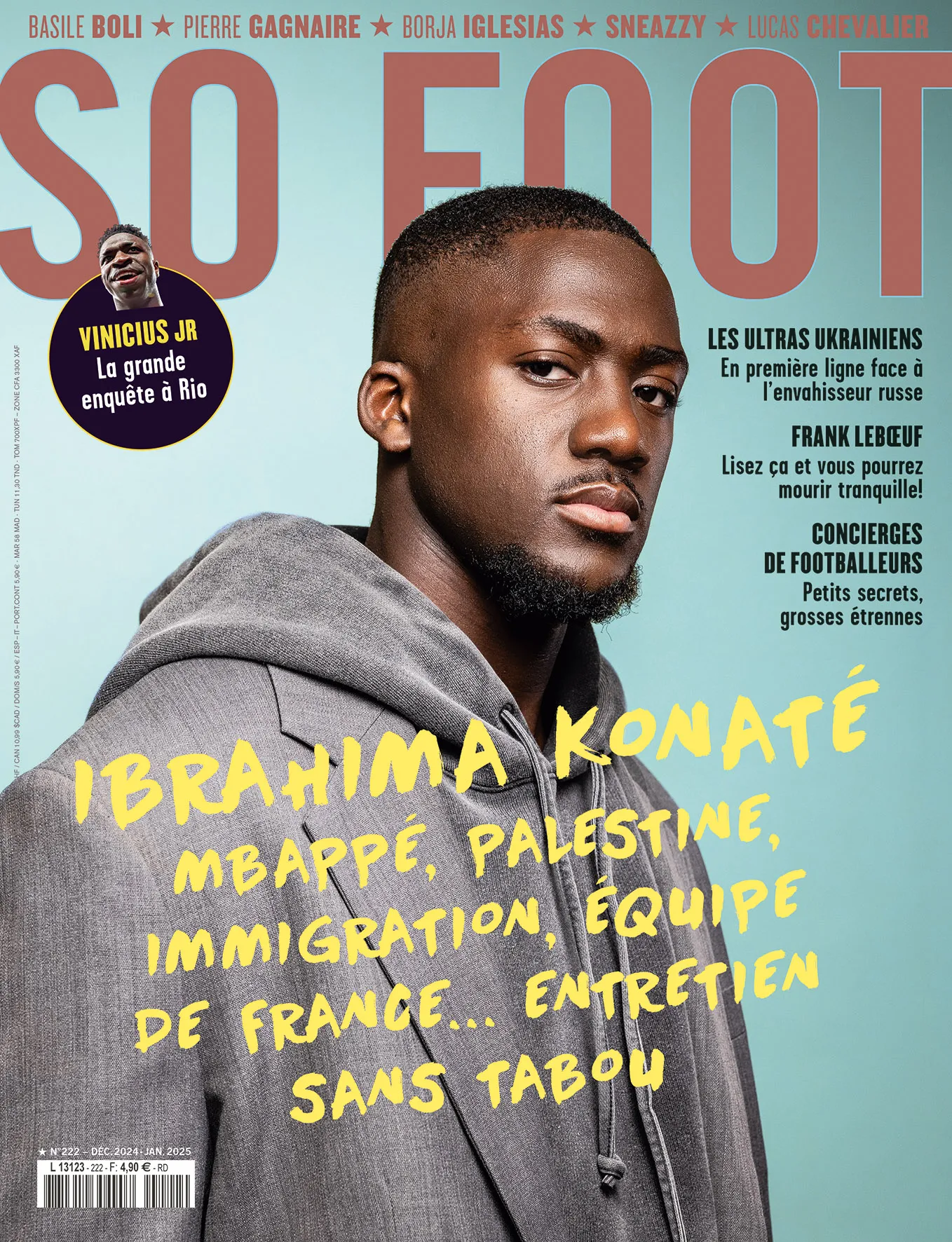 Vinícius, Konaté, Chevalier : le sommaire du numéro de SO FOOT